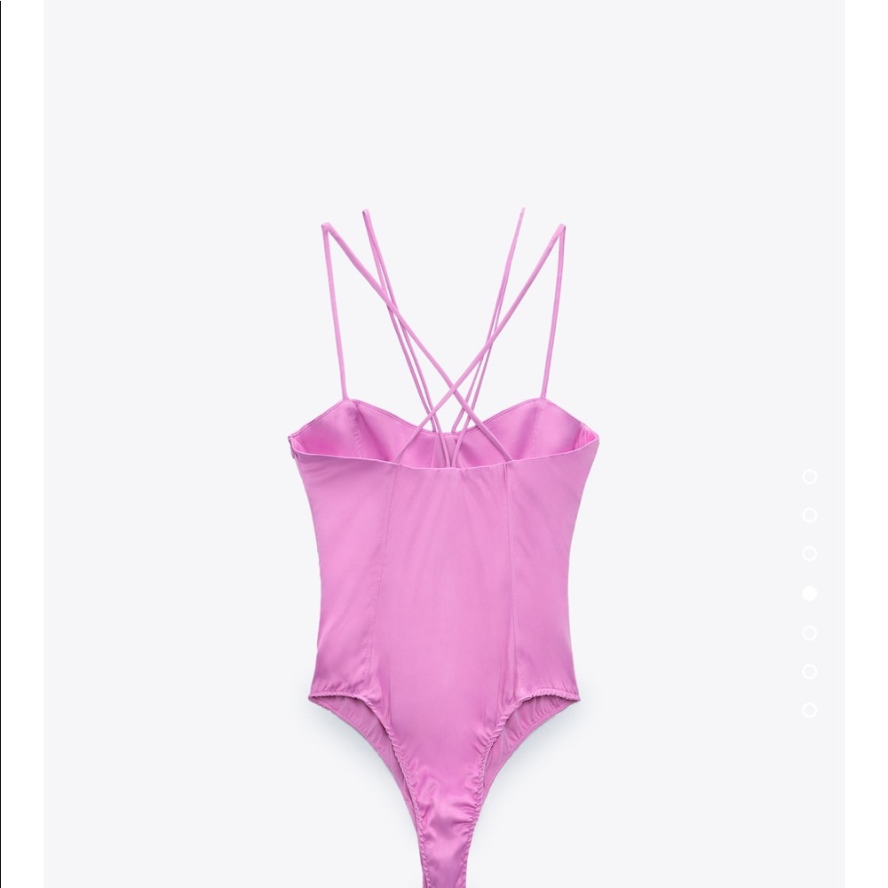 Zara satin bodysuit bloggers fav - Picture 6 of 9